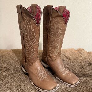Women’s Rock Em Brown Western Cowboy Boots size 7